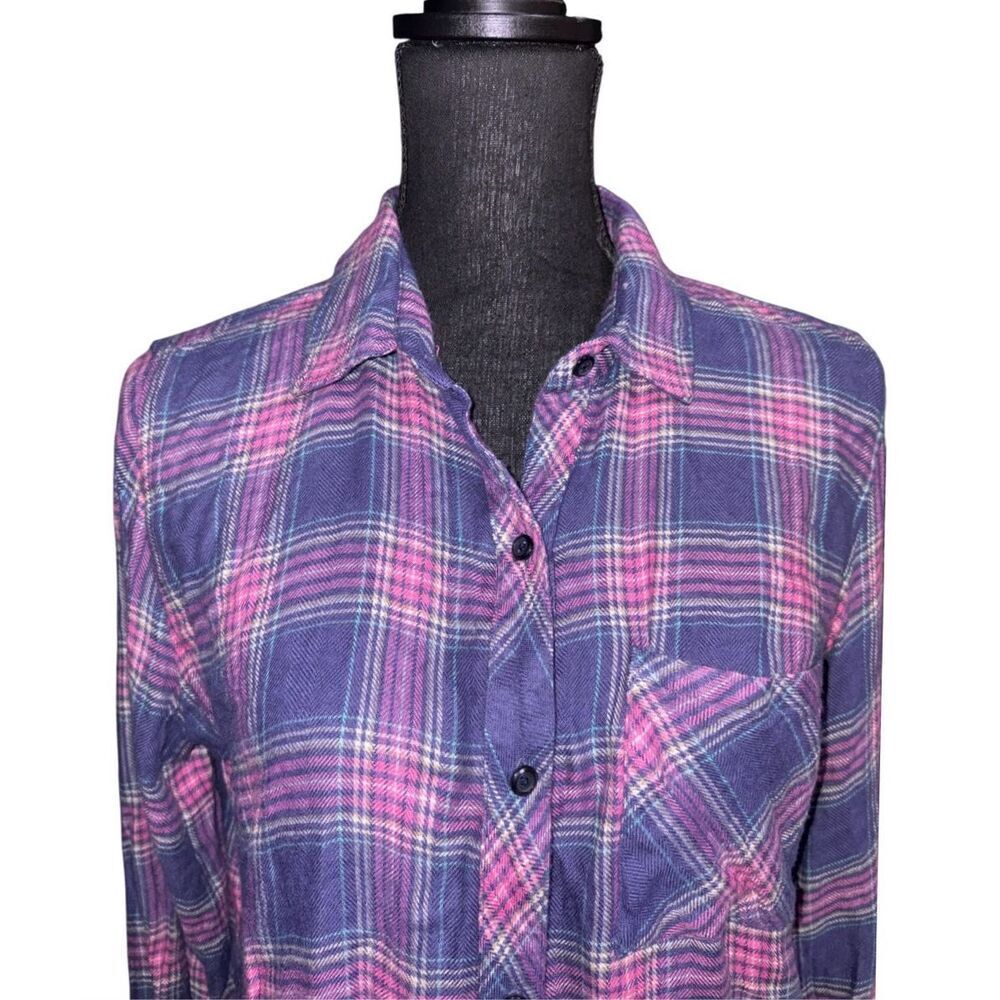 Rails Plaid Button Front Shirt - image 3
